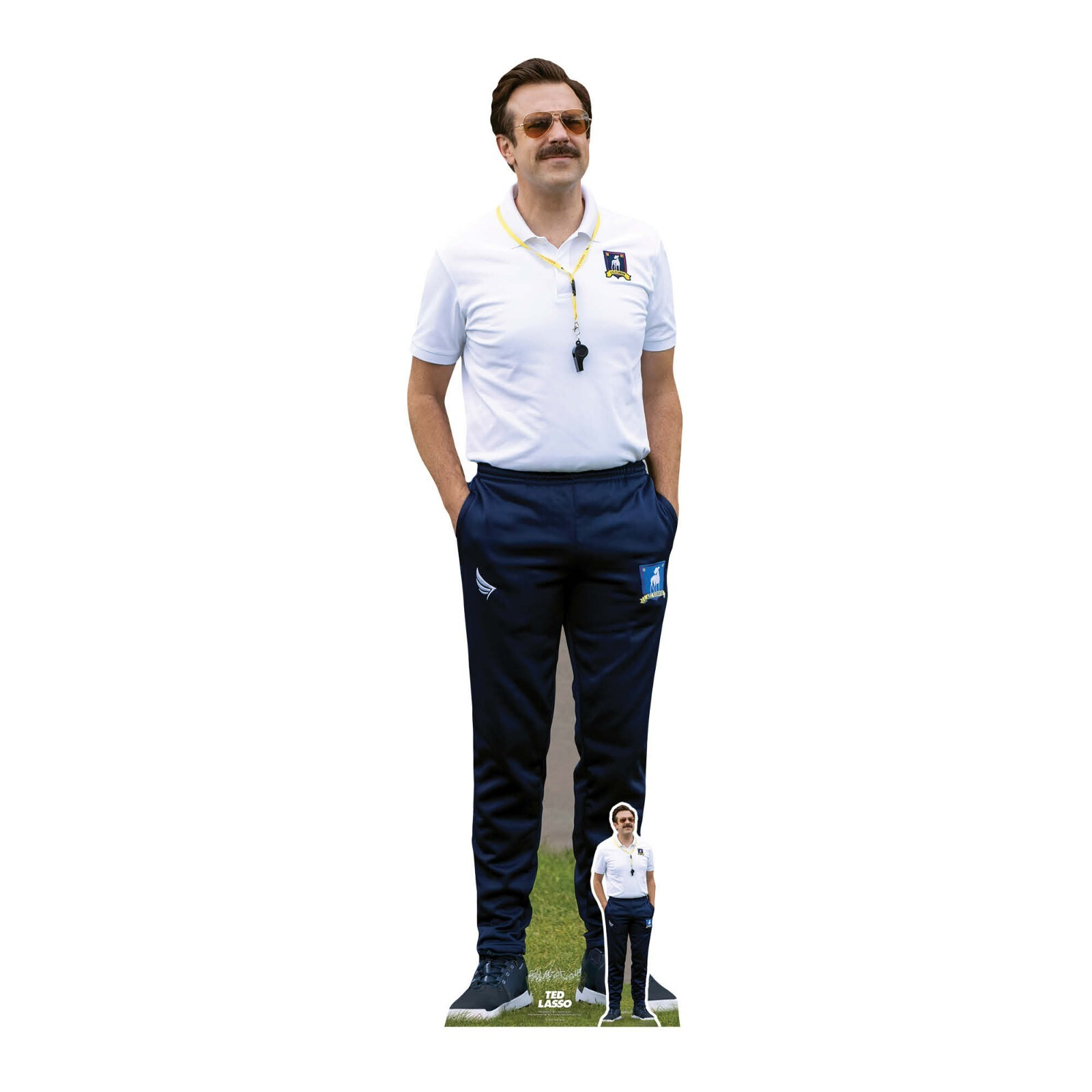 Ted Lasso White Shirt Lifesize Cardboard Cutout Jason Sudeikis Official Standee