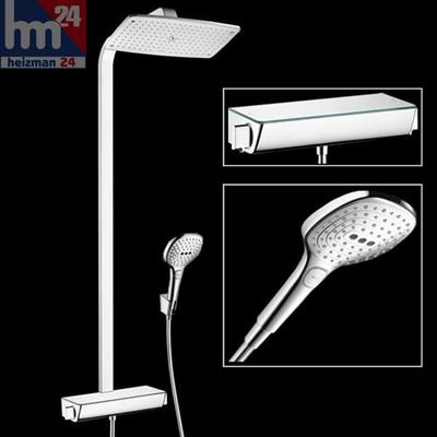 Hansgrohe Raindance Select E 360 Showerpipe Chrom 27112000 Thermostat Kopfbrause