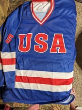 USA hockey jersey Size Large Vintage