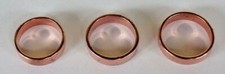 SOLID COPPER FINGER RINGS SMOOTH BAND Sizes 6 7 8 9 10 11 Made in USA 100