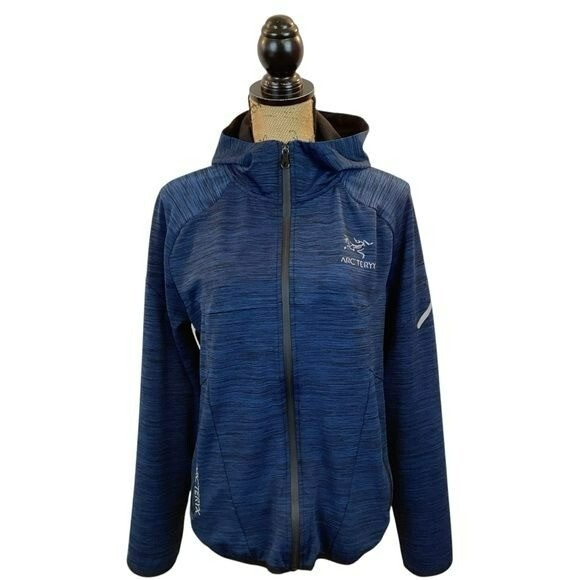 Giacca sportiva da corsa Arc'Teryx con cappuccio e zip intera