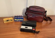 Lot- Vitg Kodak Pocket Instamatic 20 Compact Camera, Magicubes, Extender, Case