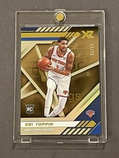 2020-21 Panini Chronicles XR Gold Obi Toppin Rookie RC 3/10 Card #288 NY Knicks