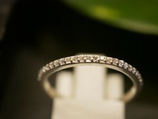 Dünner Silber 925 Ring Signiert BEE Halbmemo...