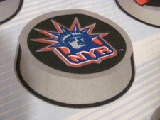 VTG NEW YORK RANGERS HOCKEY PUCK FABRIC PC -CUSTOMIZE ITEM 4