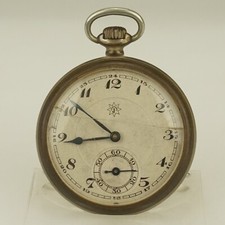 Rar JUNGHANS Antique Pocket Watch Men's no fusee duplex chronometer repeater