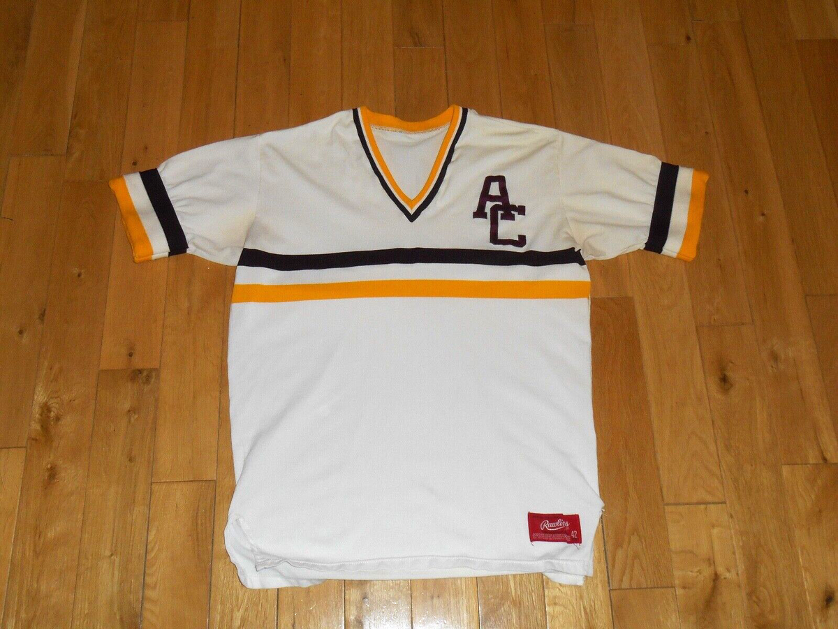 Vintage Rawlings Maroon Gold Baseball Authentic High School NCAA