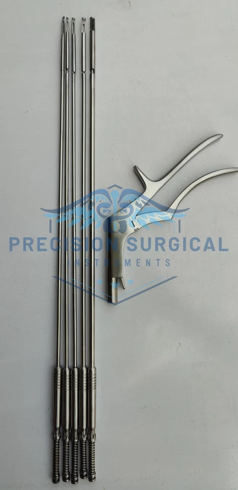 Juego de mordida endoscópica de columna interlaminar Rongeur de cirugía de columna tamaño de 1 a 5 mm Foto 2 de 3