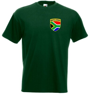 South Africa T-Shirt South African Fans Supporters Unisex Adult Cotton Sport Top