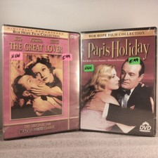 Paris Holiday + The Great Lover (DVDS, 1958, 1949) Bob Hope- NEW & Sealed