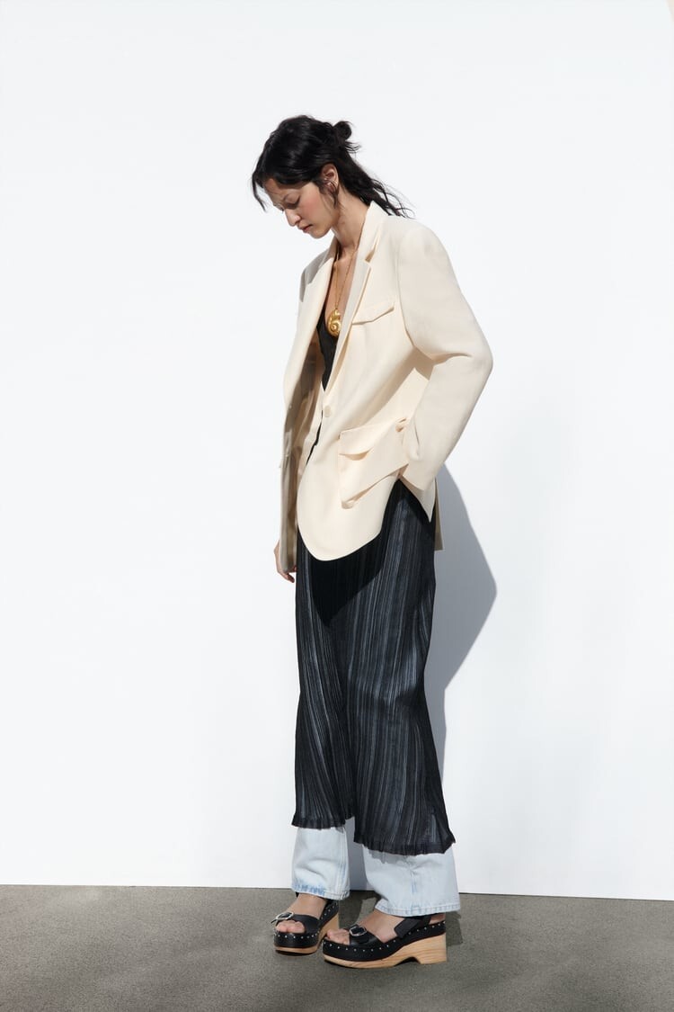 未使用タグ✳︎セオリー Powder Crepe Casual BlazerUL Karenmillen US