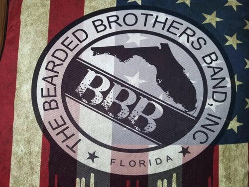 CAMISETA THE BEARDED BROTHERS BAND BBB FL TOUR-XXL-BANDERA DE EE. UU. ÁGUILA PATRIÓTICA-NUEVA SIN ETIQUETAS - Imagen 9 de 10