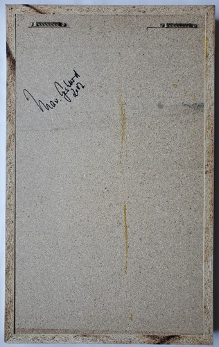Círculos de arte concreto de madera en relieve Max Gerhard firmado 2017 - Imagen 9 de 10