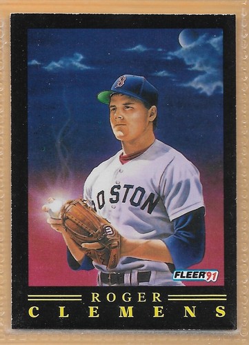 Roger Clemens #9 1991 Fleer Pro Vision card