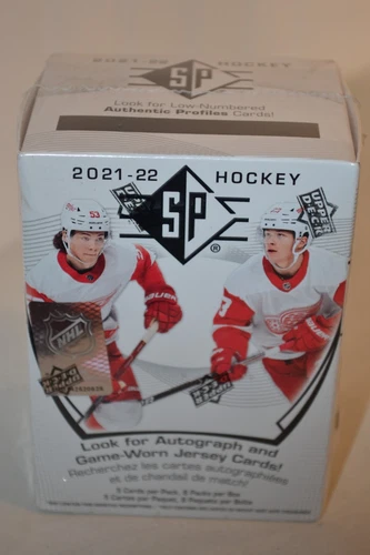 2021-22 Upper Deck SP Hockey Factory Sealed 8 Pack Blaster Box 40 Cards