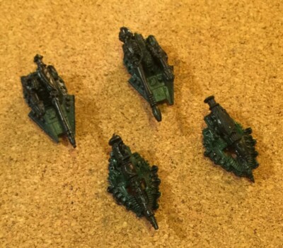 Games Workshop Epic 40 K Eldar Engines of Vaal. Bemalte Metall Miniaturen.