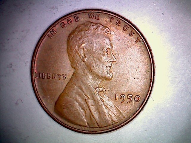 1950 P,1951 P, 1954 P, 1956 P Lincoln Wheat Cents Circulated. C5EN