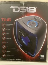 DS18 TLV6 6.5" Amplified Bluetooth TWS LED Self Powered Party Guitar PA Speaker