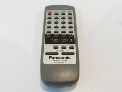 panasonic music system remote
