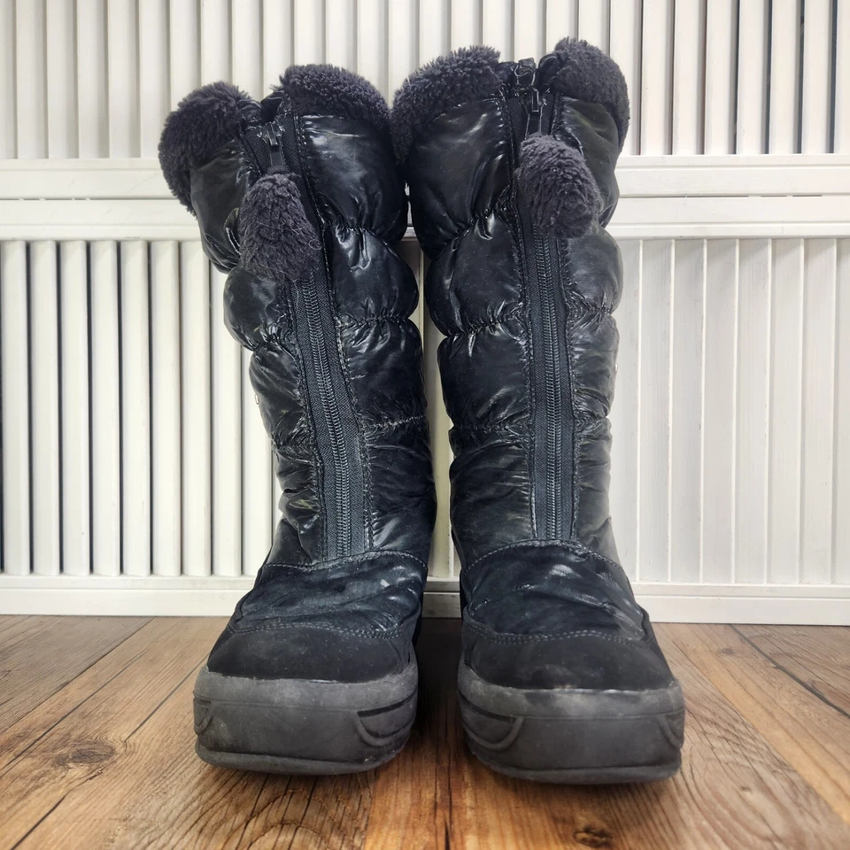 Pajar Toboggan 2.0 Mujer Talla 7.5 Negro Alto Borde de Piel Invierno Moda Botas Puffer Foto 2 de 4