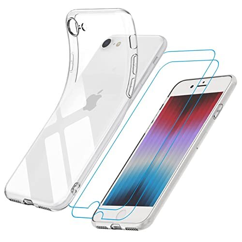 Garegce Cover Compatibile con iPhone SE 2022 5G (SE 3) / SE 2020, Cover (L7R)