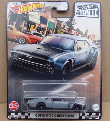 Hot Wheels Premium - Car Culture / Boulevard - Custom '70 Chevrolet Chevy Nova