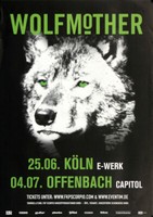 Wolfmother - Far Away, KöLn & Frankfurt 2012 | Konzertplakat | Poster