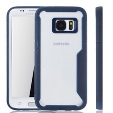 Phone Case For Samsung Galaxy S7 Edge Protective Case Back Cover Bumper Blue