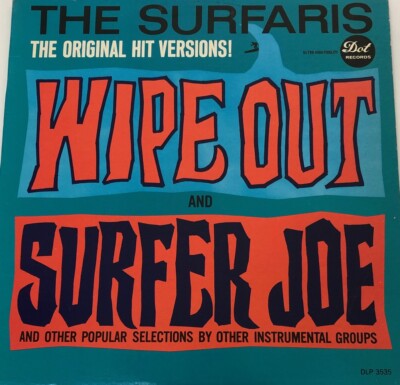 The Surfers Album - LP Vinyl Record of WIPE OUT and SURFER JOE