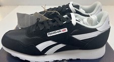 Reebok Mens Royal Nylon Black / White Classic Shoe BD1553 NWD FREE Shipping