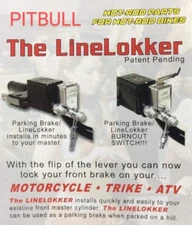 MOTORCYCLE FRONT BRAKE LINE-LOCK BLOCK for DRAG BURNOUTS + PARKING Universal Fit