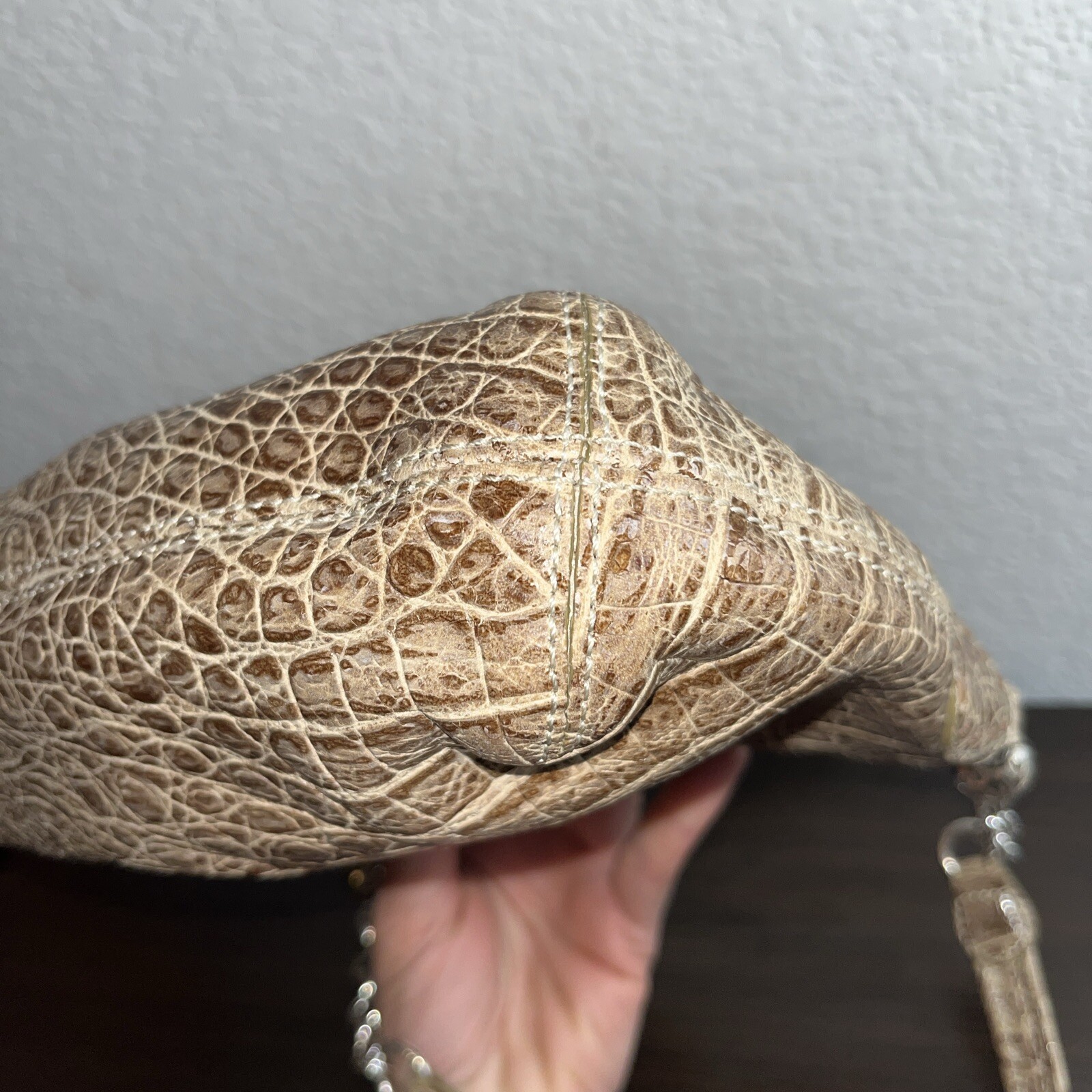 BRIGHTON BEAUTIFUL CROCODILE PATTERN LEATHER SHOU… - image 8