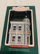 Hallmark Keepsake 1988 "Hall Bro's Card Shop" Handcrafted Christmas Ornament NIB