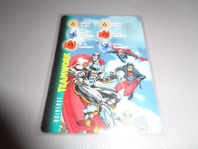DC Overpower Teamwork Card Steel Superboy Eradicator NM-Mint