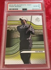 2012 UD Tiger Woods SP AUTHENTIC #1 PSA 10 CARD 🐐 ￼