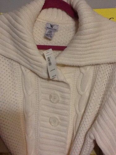 Worthington Cable Knit Sweater Duster 