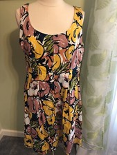 Nine West colorful sundress with pockets, size 16