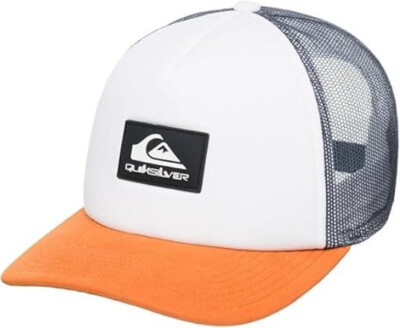 Quiksilver Omnipotent Trucker Cap weiß orange