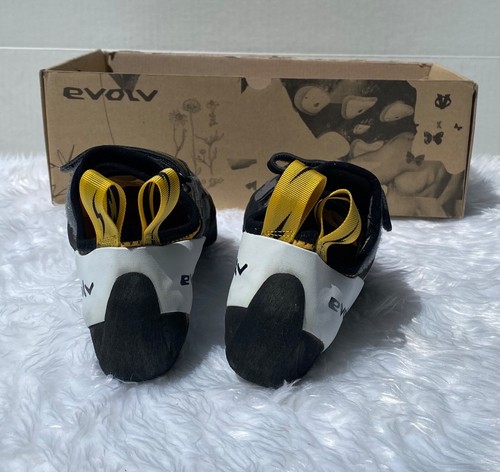 Evolv Shaman Climbing Shoes, New, Gold/Grey, Size US Wms 7, Men’s 6 EU 38 UNISEX - Picture 6 of 12