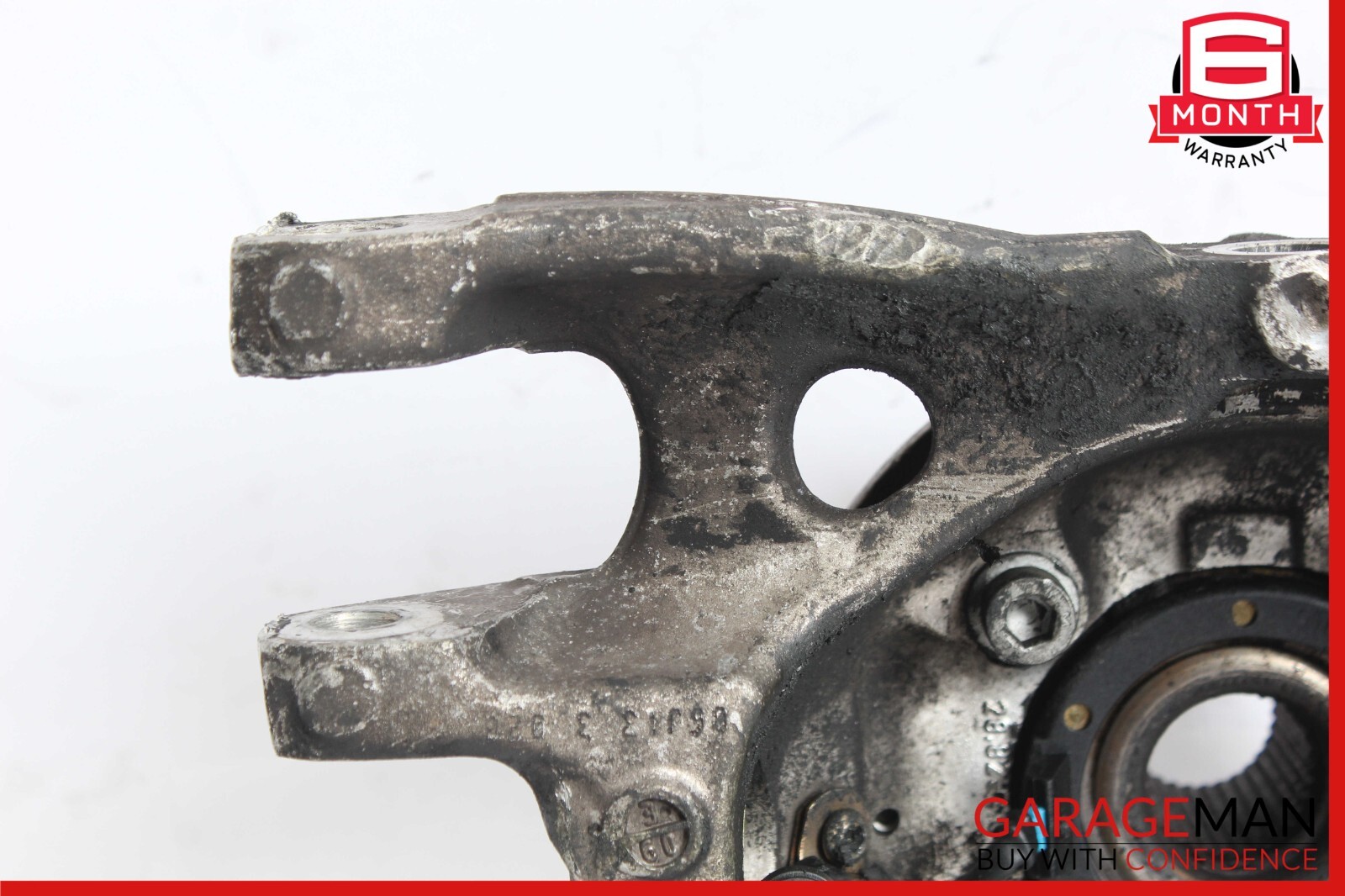 06-10 Maserati Quattroporte M139 Rear Left Side Spindle Knuckle Hub OEM