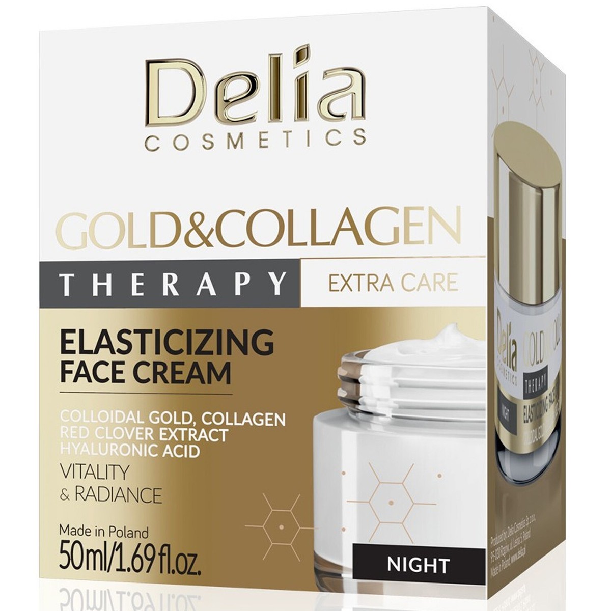 DELIA Gold & Collagen Therapy Moisturising & Elasticizing Face