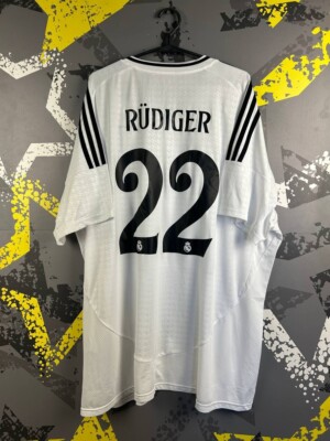Rudiger Real Madrid Jersey Home Football Soccer Shirt 2024 Adidas