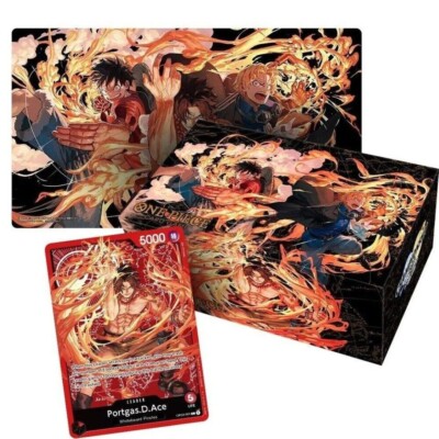 one piece card game special goods set ace/sabo/luffy Amazon.com: One Piece Card Game – Special Goods Set – Ace Sabo Luffy  Limited Edition : Toys & Games main image 1