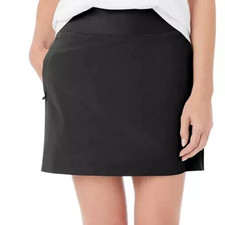 Member's Mark Women's 4-Way Stretch Skort Size XS Black