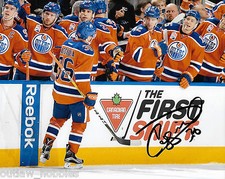 Edmonton Oilers Drake Caggiula Autographed Signed 8x10 Photo NHL COA B