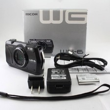 RICOH WG-6 Black Waterproof Camera 20m Shockproof Compact with Accessories