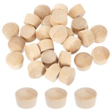 26 Pieces Wooden Caps, 12.5mm/0.49\" for Wood Carpentry
