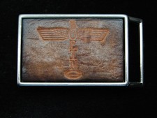 RC13110 VINTAGE 1970s BOEING AIRCRAFT COMPANY BELT BUCKLE