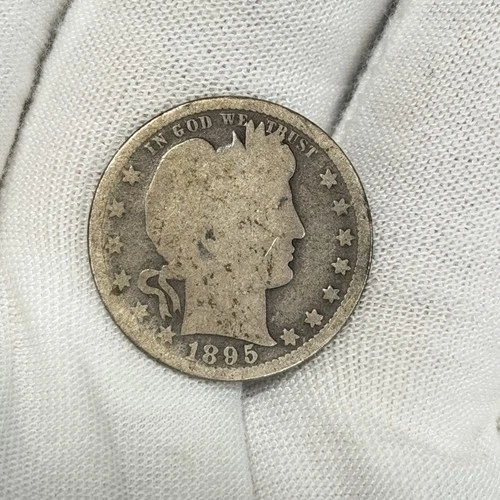 1895-O 25C Barber Quarter Dollar New Orleans 90% Silver US Coin BETTER DATE!