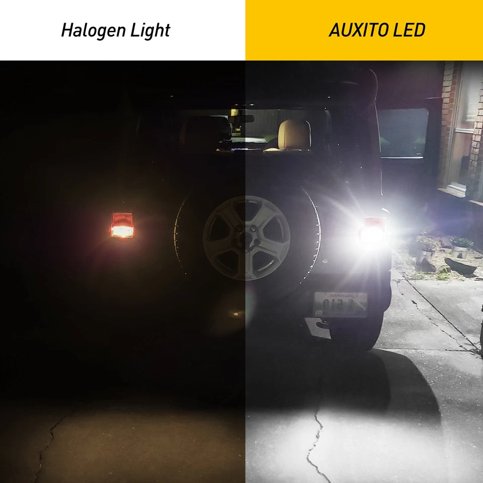 1156 7506 P21W Bombillas LED Retroceso 6500K Blanco Para Volvo S80 V40 V60 Foto 4 de 4